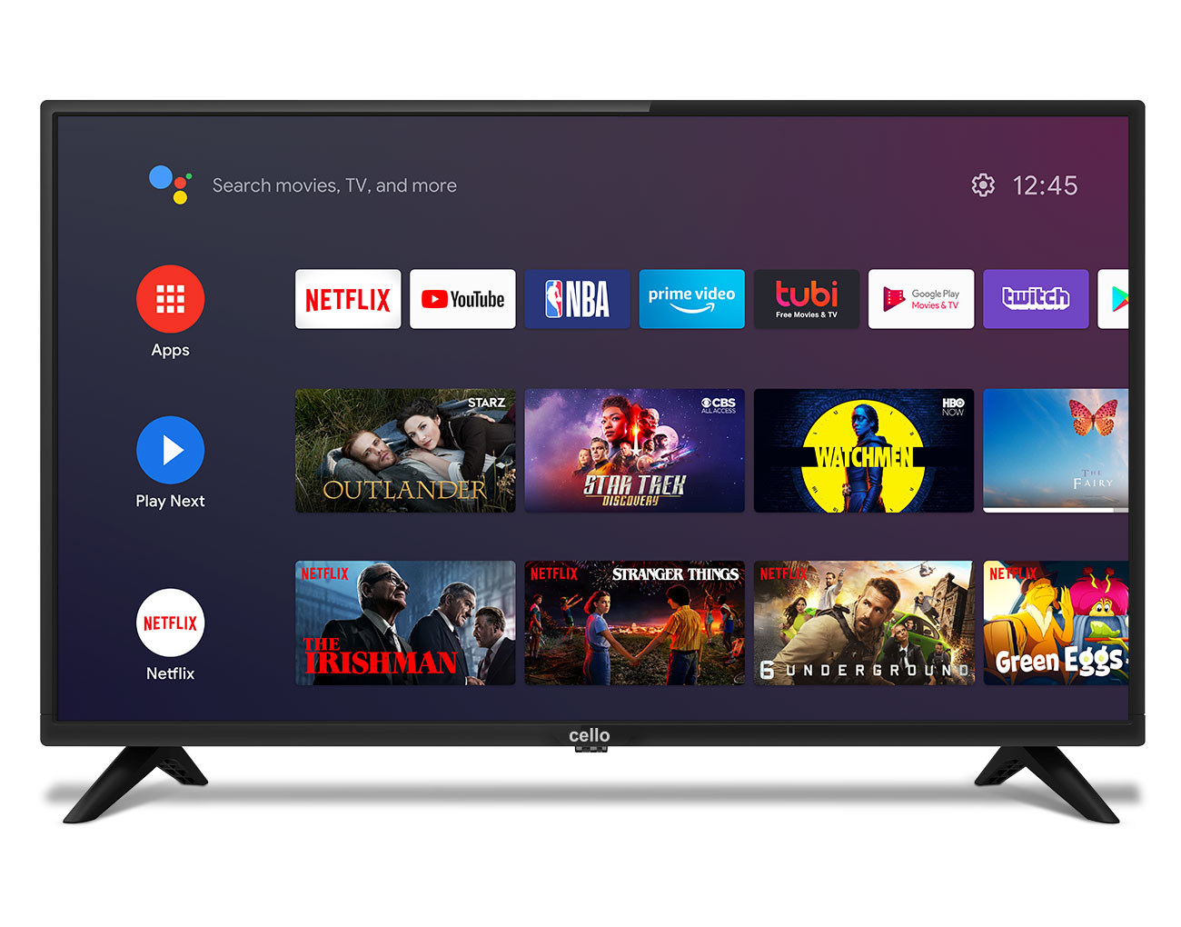 32 inch Smart Android TV with Google Assistant and Freeview Play