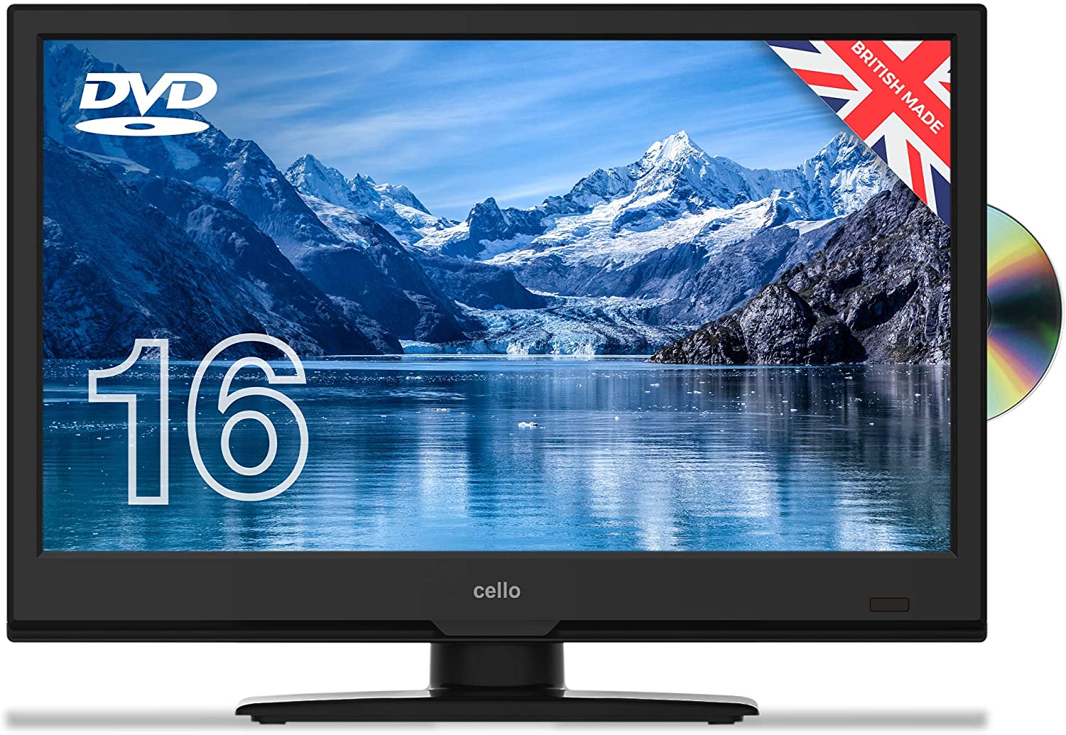 Cello 16 Full HD LED TV/DVD Freeview HD and Satellite Tuner Made In The UK  - C1620FS