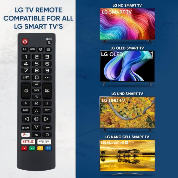 Universal Remote Control for LG Smart TV-Compatible All for LG Smart TVs,LCD, LED, UHD, QLED, 4K HDR,TV Remote for All Models - Image 5